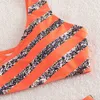 ASKSA Ensemble Bikini Femme Push Up Deux pièces Rayures Voir les images du produit 3