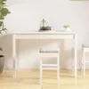 vidaXL Esstisch Weiß 110x55x75 cm Massivholz Kiefer Produktbild-Vorschau 5