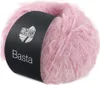 A ball of pink yarn with a black label. Produktbild-Vorschau
