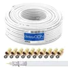 deleyCON MK1551, 50 m, F, F, Weiß Produktbild-Vorschau 1