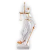 Justitia Blanc-Or 31 cm TEMIDA | Noble déesse de la justice Voir les images du produit 12