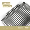 deluxe4home® Grillschale aus Edelstahl 40 x 30 cm I Für Produktbild-Vorschau 4