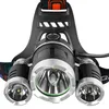 LED Stirnlampe 5W T6 CREE 450lm + 3W 2XPE CREE 80lm 6000K Produktbild-Vorschau 2