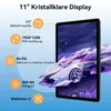 A tablet displaying a futuristic car graphic, with feature callouts on the left. Produktbild-Vorschau