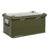 A green storage box on a white background. Podgląd zdjęcia produktu