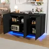 okwish Mobile da cucina, Mobile con illuminazione a strisce Anteprima dell’immagine prodotto 10