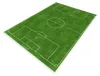 Fußballteppich, Spielmatte, Grün, 140x200 cm Náhled obrázku produktu