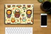 MuchoWow® Laptop Aufkleber Sticker Cover Eule - Kopfhörer - Produktbild-Vorschau 2
