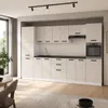 ULWEHOME | Küchenzeile 320 cm Kaschmir, Küchenmöbel-Set Produktbild-Vorschau 5