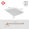 INEFA Traufstreifen ohne Wasserfalz aus Aluminium 200cm, Produktbild-Vorschau 2