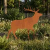 Gartendekoration Hirsch Aus Cortenstahl, Patiniert, Figur Produktbild-Vorschau 7