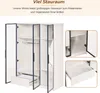 okwish Kleiderschrank mit 3 Glastüren, 1 Schublade und 1 Produktbild-Vorschau 5