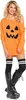 Jerseykleid Kürbis - Halloween Kostüm Damen Größe: M-L Produktbild-Vorschau 1