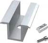 10st Mittelklemme 30/35/40 mit Schraubenset Silber Produktbild-Vorschau 1