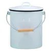 KARL KRÜGER Eimer mit Deckel 10 l 32 cm Ø25 cm emailliert Podgląd zdjęcia produktu 2