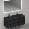 doporro Mobile Bagno Sospeso con Lavabo in Resina Minerale Anteprima dell’immagine prodotto 4