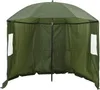 vidaXL Angel-Regenschirm Gelb-Armee 240 x 210 cm Produktbild-Vorschau 5