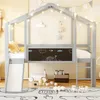 Fortuna Lai Kinderbett 90 x 200 cm Dachboden-Design mit Produktbild-Vorschau 3