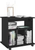 vidaXL Armadio a rotelle nero 60x45x60 cm Materiale a base Anteprima dell’immagine prodotto 6