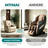 Massagesessel Relaxsessel mit SL-Gleitschiene, 3D-Shiatsu & Produktbild-Vorschau 4