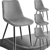 tectake® Set Stuhl Monroe gepolstert, in Samtoptik 48 x 59 Produktbild-Vorschau 10