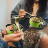 Student tragbare Mahlzeit Box 2100ml Kapazität Drei-Schicht Produktbild-Vorschau 4