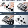 Pour Samsung Galaxy S24 : anneau en aluminium pailleté pour Voir les images du produit 6