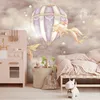Vlies fototapete für Kinder Luftballon-Fischhaus 200x140 cm Produktbild-Vorschau 2