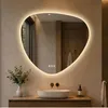 S'AFIELINA Specchio Bagno LED 70 x 80 cm, Retroilluminato, Anteprima dell’immagine prodotto 1