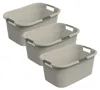 Rotho 3er-Set Wäschekorb 40L Country - Wäschesammler groß - Produktbild-Vorschau 1