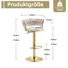 Abrihome Barhocker 2er-Set, Gepolstert Barstühle mit Produktbild-Vorschau 3