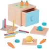 Woopie Tiroir Éducatif En Bois Vert 4-en-1 Montessori Voir les images du produit 13