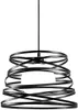 1-teilige Pendelleuchte, schwarze Spiralküche Inselleuchte, Produktbild-Vorschau 5