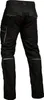 The back view of a pair of black work pants with gray accents. Produktbild-Vorschau