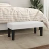 vidaXL Lavica biela 70x30x30 cm Imitácia kože Náhľad obrázku produktu 2