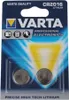 A retail package containing two VARTA CR2016 lithium coin cell batteries. Anteprima dell’immagine prodotto