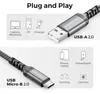 deleyCON 0,30m Micro USB Kabel USB-A auf Micro USB Adapter Produktbild-Vorschau 5