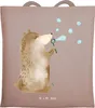 Mr. & Mrs. Panda Einkaufstasche Bär Seifenblasen - Braun Produktbild-Vorschau 1