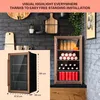 Klarstein XXL mini lednice se skleněnými dveřmi a LED Náhled obrázku produktu 7