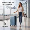 DEUBA® TRAVEL Koffer Set 3tlg 55x40x20 Sicherer Stauraum Produktbild-Vorschau 7