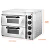 VEVOR Kommerzieller Pizzaofen Backofen 2-lagig 356 mm, Produktbild-Vorschau 8