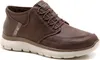 A single brown Skechers boot is shown against a white background. Náhled obrázku produktu
