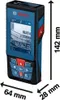 Bosch GLM 100-25 C Professional, ft, m, Schwarz, Blau, Rot, Produktbild-Vorschau 13