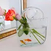 Transparente Glas-Handtasche Vase, modernes Produktbild-Vorschau 2