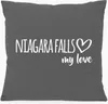 Huuraa Kissen Niagara Falls my love 40x40cm mit Füllung Produktbild-Vorschau 1