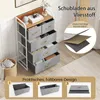 Komoda COSTWAY z 5 szufladami z tkaniny, szafka z Podgląd zdjęcia produktu 7