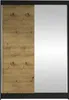 Šatní skříň se zrcadlem 120 cm SAMANRE 1 - dub artisan / Náhled obrázku produktu 4