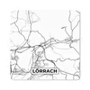 MuchoWow® Mauspad Mousepad Karte - Lörrach - Stadtplan Produktbild-Vorschau 1