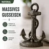 Türstopper Anker aus Gusseisen, maritimer Türhalter schwer Produktbild-Vorschau 5