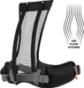 A black backpack frame with an air flow system graphic. Anteprima dell’immagine prodotto